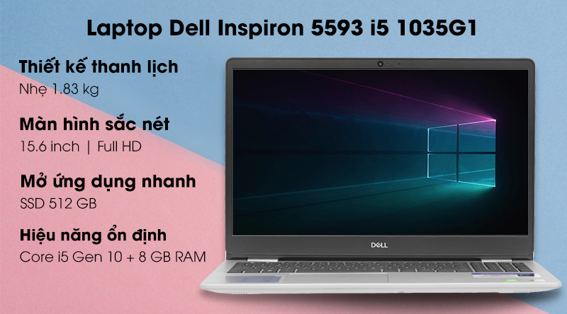 Laptop Dell Inspiron 5593 Core i7