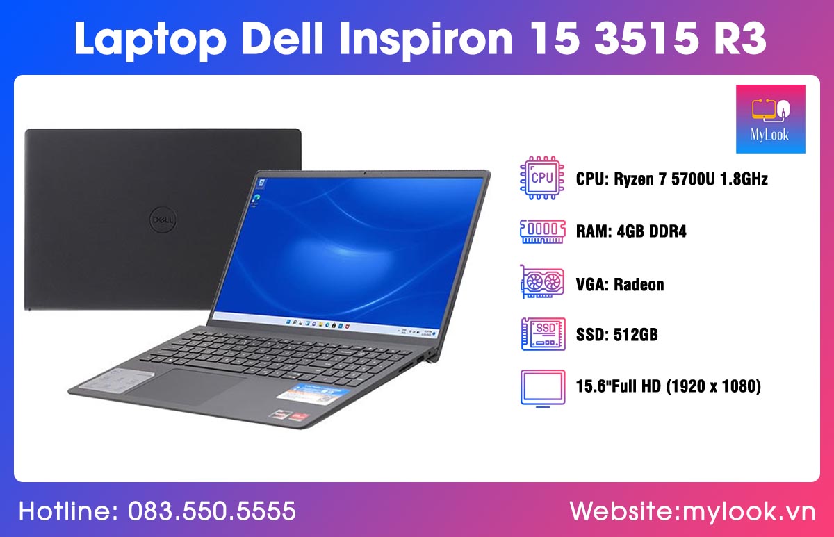 Laptop Dell Inspiron 15 3515 R3