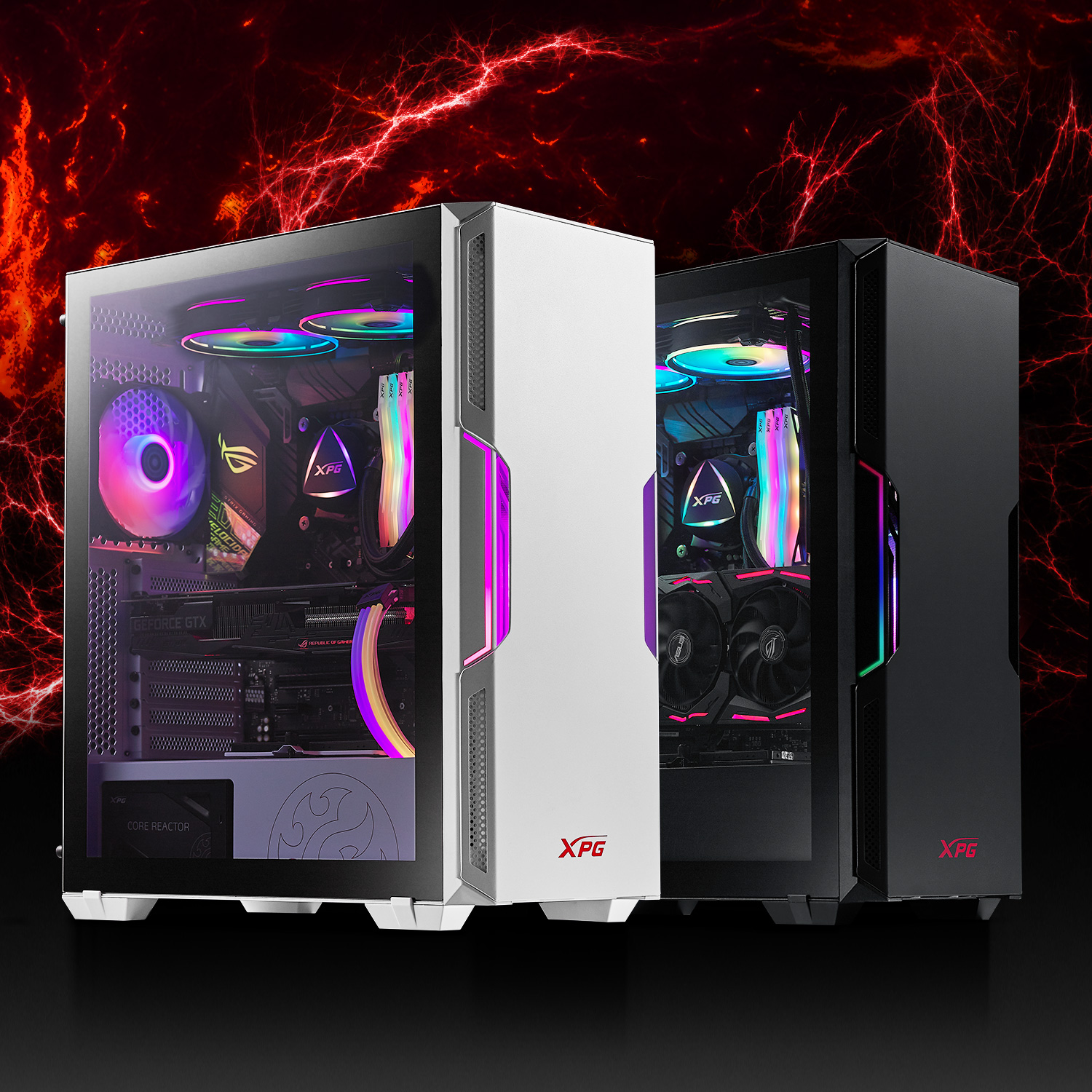 Vỏ Case ADATA XPG STARKER WHITE  (Mid Tower/Màu Trắng) intro 1