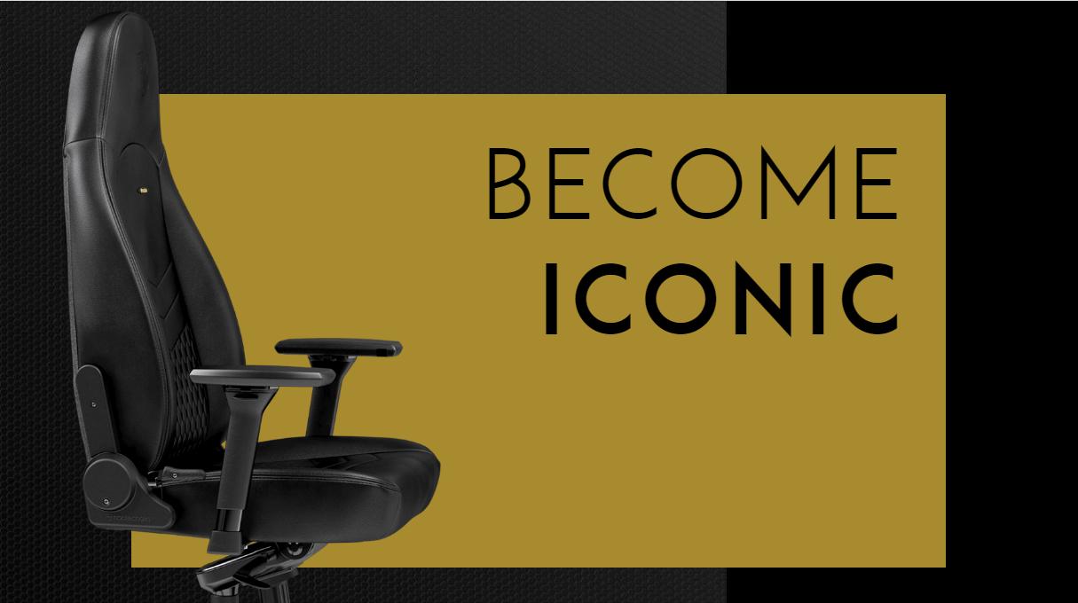 Ghế Gamer Noblechairs ICON Series - Black (Ultimate Chair Germany) cho trải nghiệm tuyệt vời