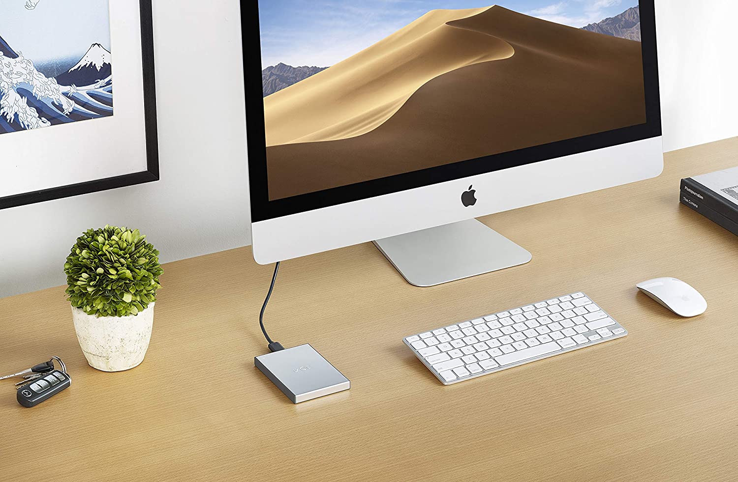Ổ cứng gắn ngoài 2TB 2.5 inch Lacie Birthday Mobile Drive Xám