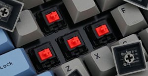 Bàn phím cơ Leopold FC980M PD PBT Doubleshot Clear Switch Blue-Grey 1