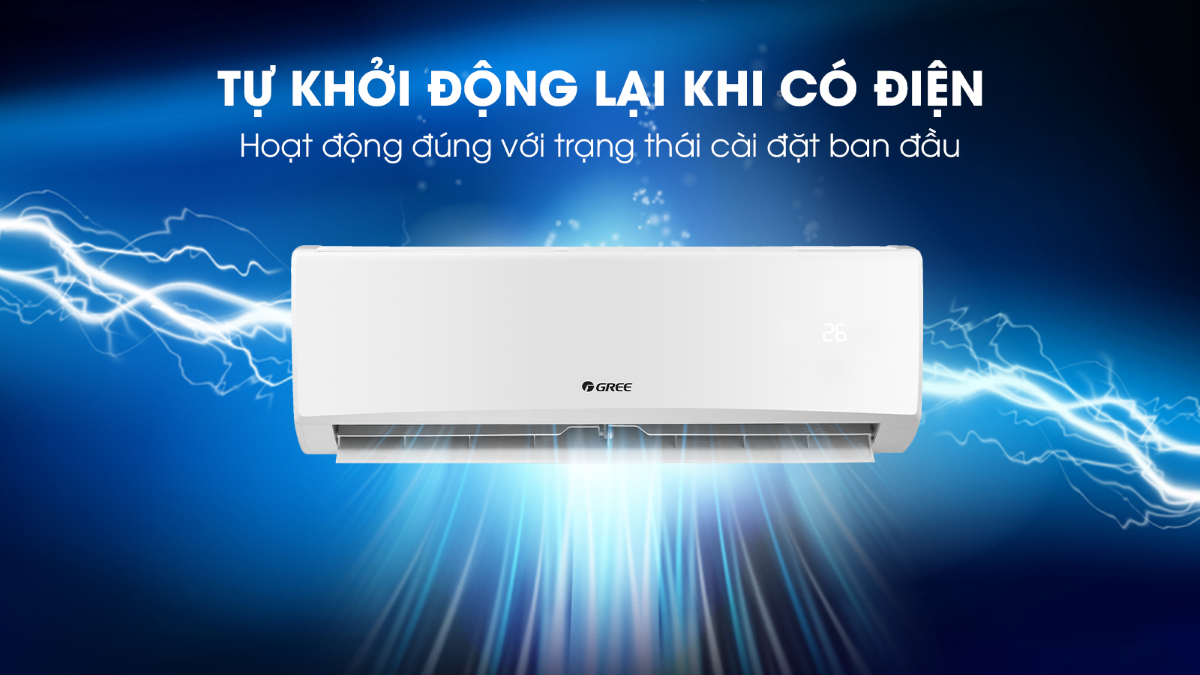 ĐIỀU HÒA GREE 1 CHIỀU 9000BTU GWC09KB-K6N0C4 12