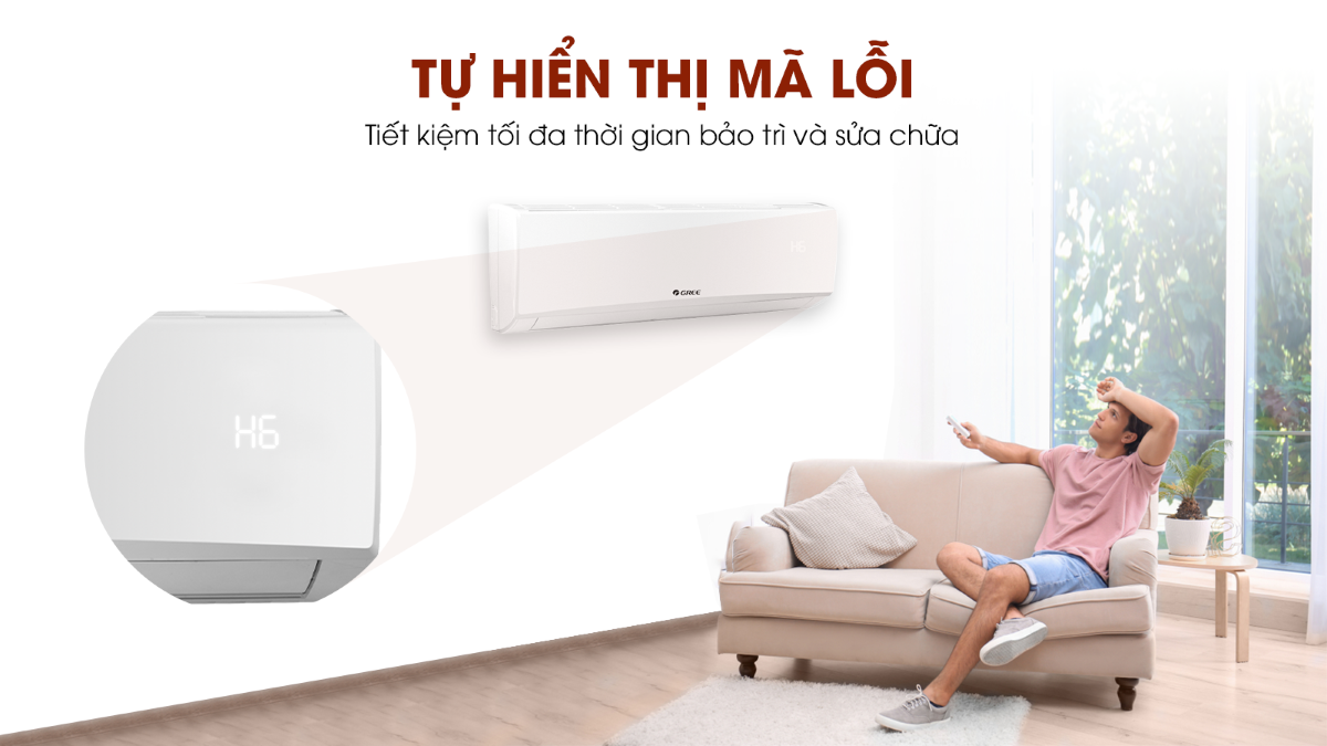 ĐIỀU HÒA GREE 1 CHIỀU 9000BTU GWC09KB-K6N0C4 5