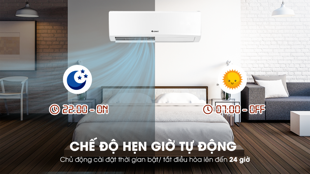 ĐIỀU HÒA GREE 1 CHIỀU 9000BTU GWC09KB-K6N0C4 9