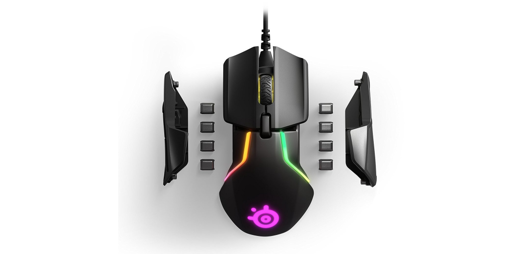 Chuột chơi game SteelSeries Rival 600 - Ti 9 Dota 2 Edition (62448) có thể tuỳ chỉnh trọng lượng