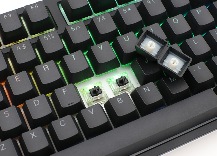 Bàn phím cơ Ducky One 2 RGB Cherry Brown switch cho trải nghiệm gõ phím cao cấp