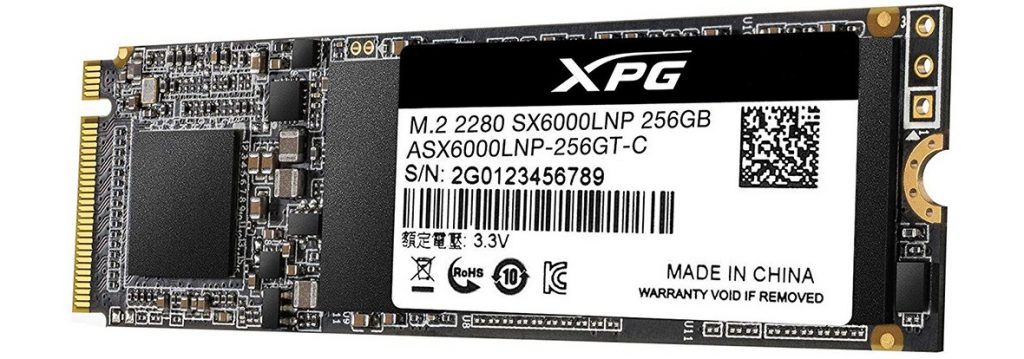 Ổ cứng SSD Adata SX6000NP Lite 256GB M.2 2280 PCIe NVMe Gen 3x4
