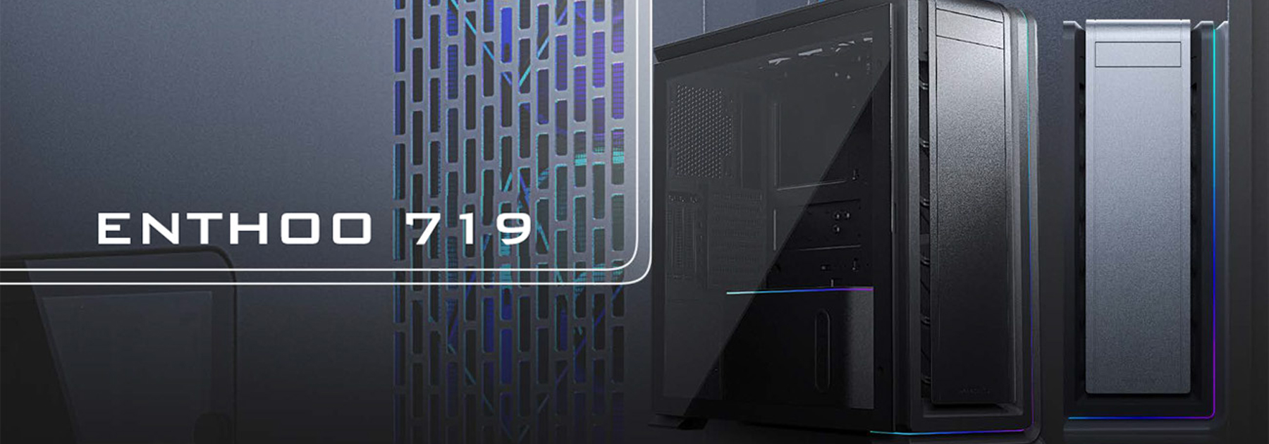  Phanteks Enthoo 719 ( Luxe II ) , Tempered Glass, DRGB Ligting, Anthracite tổng quan