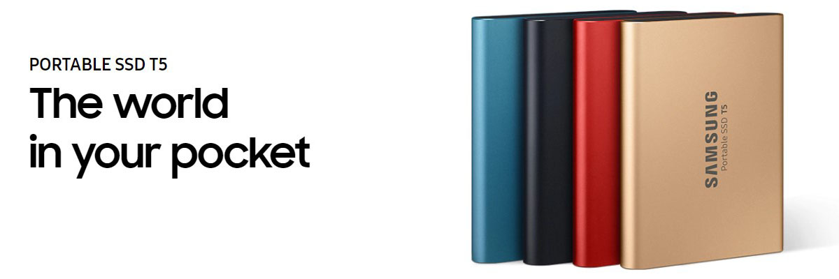 Ổ Cứng Di Động SSD Samsung Portable T5 1TB Black