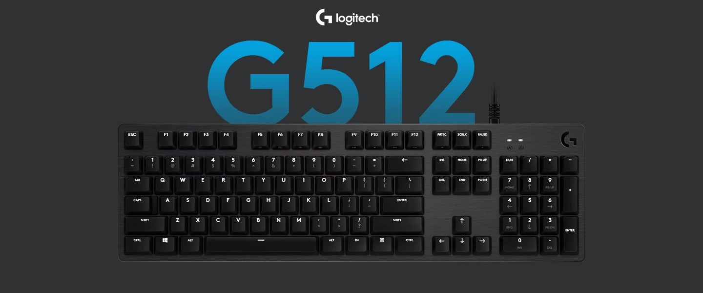 Bàn phím cơ Logitech G512 Lightsync RGB GX Red Linear switch