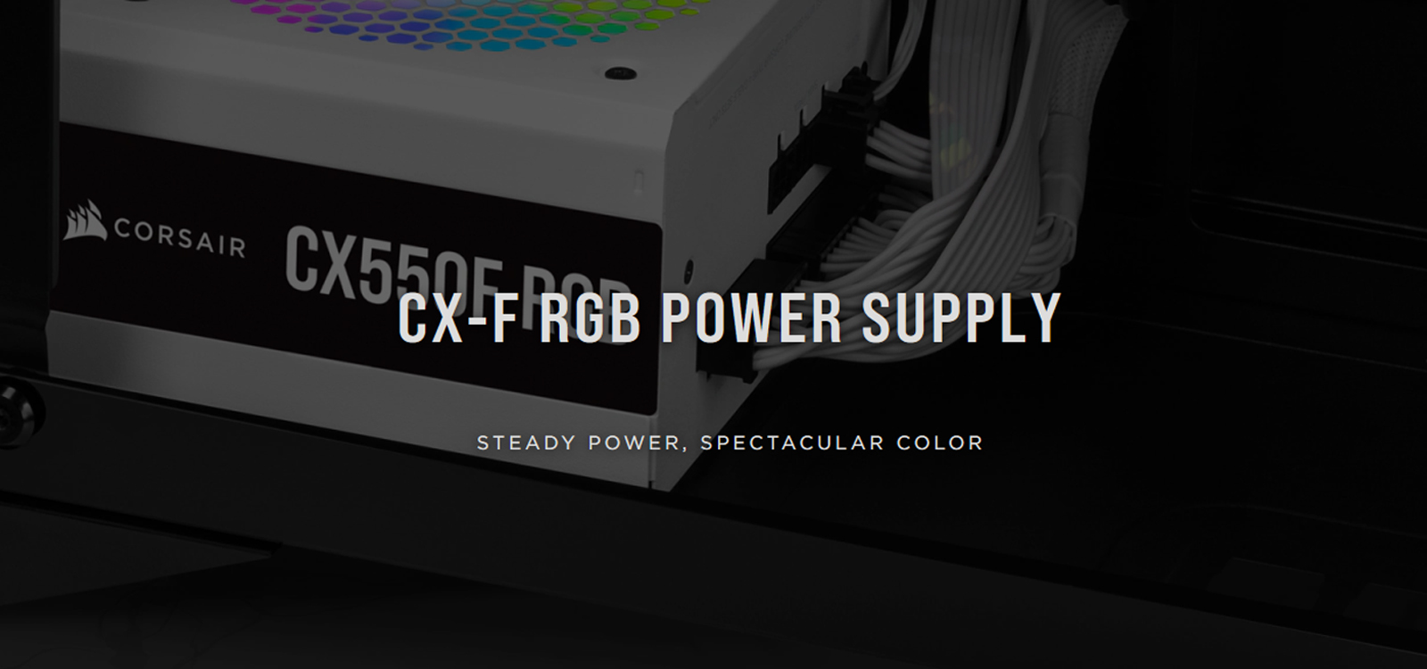 Nguồn Corsair CX650F 650W RGB Black (80 Plus Bronze/Màu Đen/Led RGB/Full Modul) giới thiệu 1