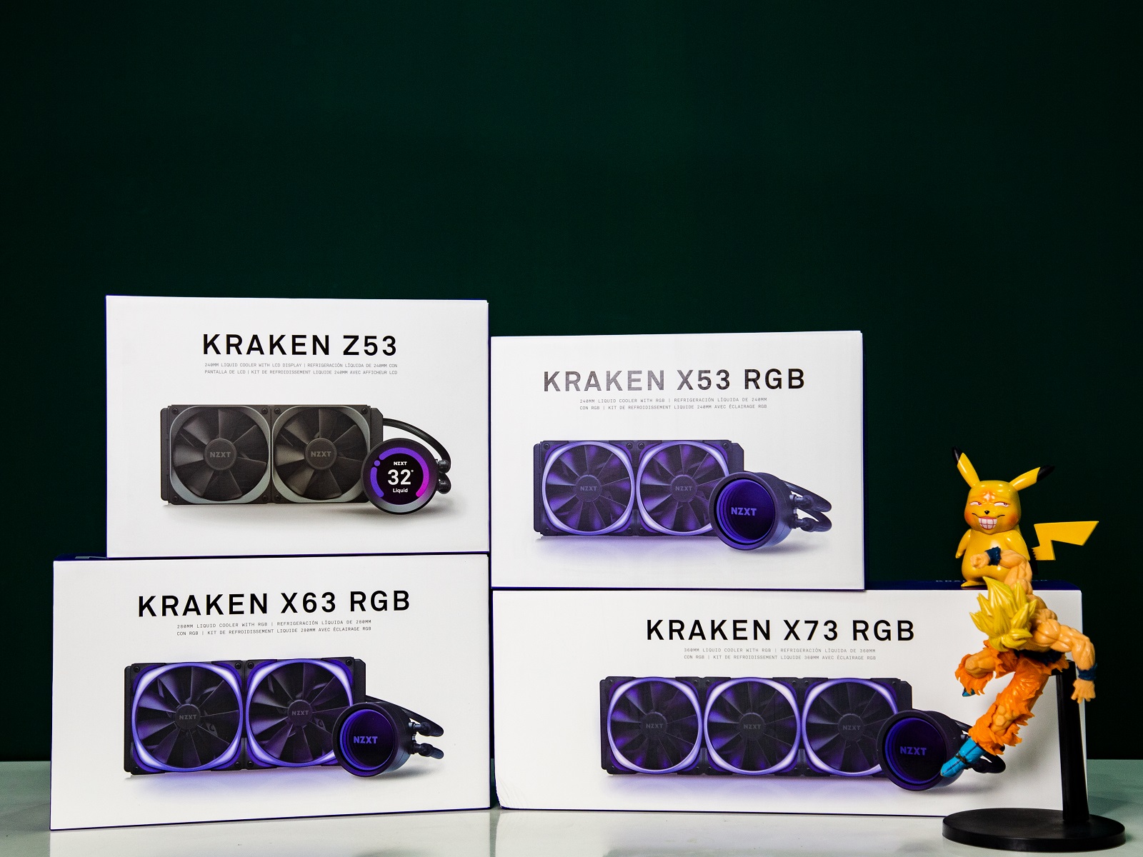 Tản nhiệt nước CPU NZXT Kraken Z53 full box