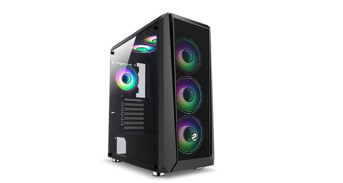 Vỏ Case Vitra Saphira W10 E-ATX Black (Mid Tower/Màu Đen) thích hợp cho các máy đồ họa, workstation cần không gian rộng rãi