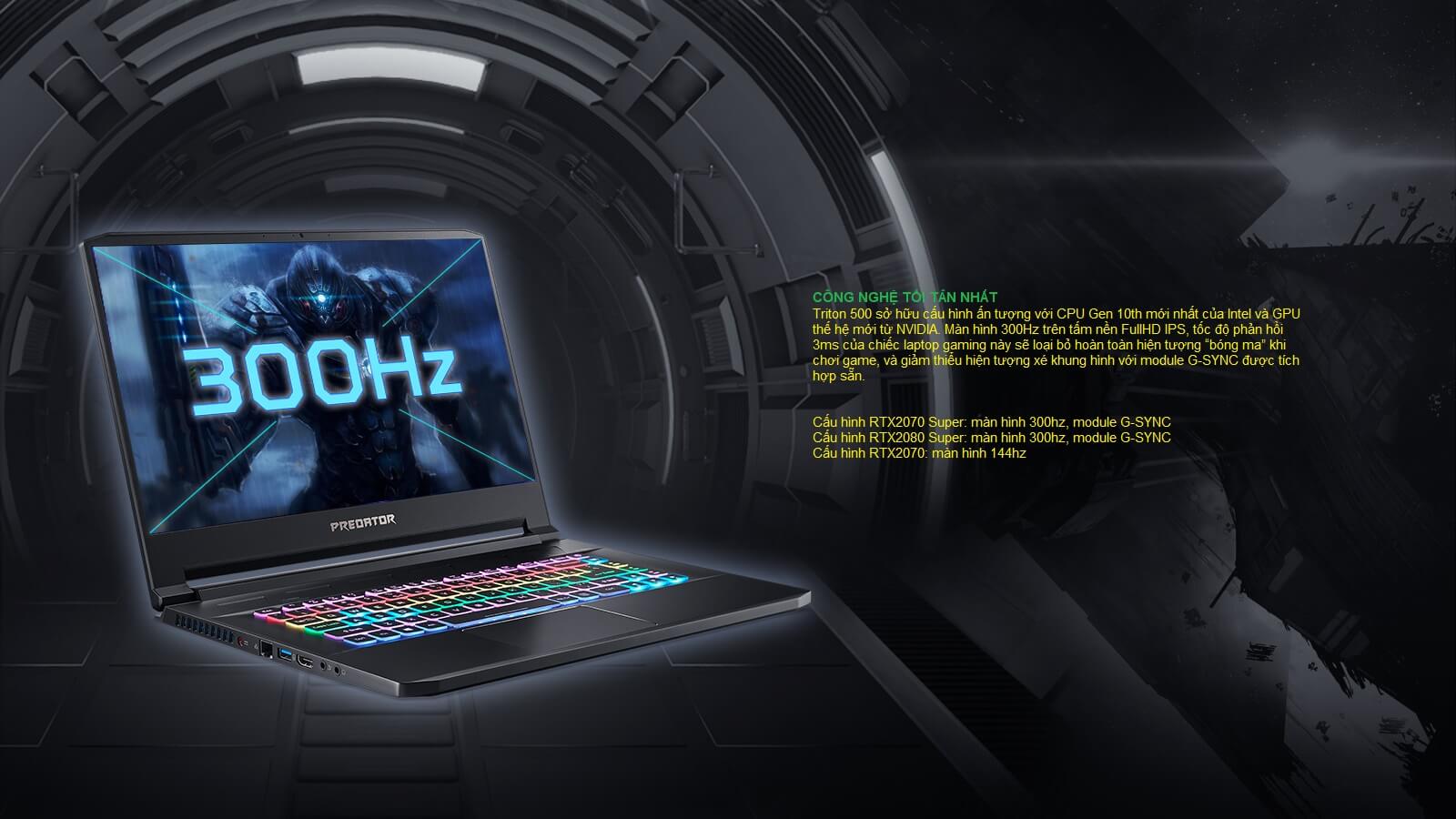 Laptop Acer Gaming Predator Triton 500-1