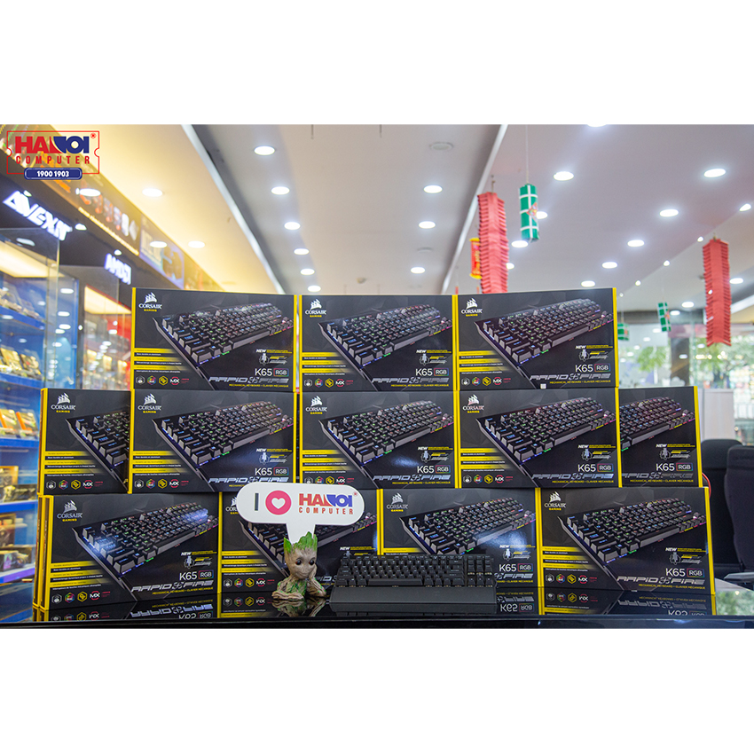 Bàn phím cơ Corsair K95 RGB Platinum Mechanical Cherry MX Brown Black - (CH-9127012-NA),