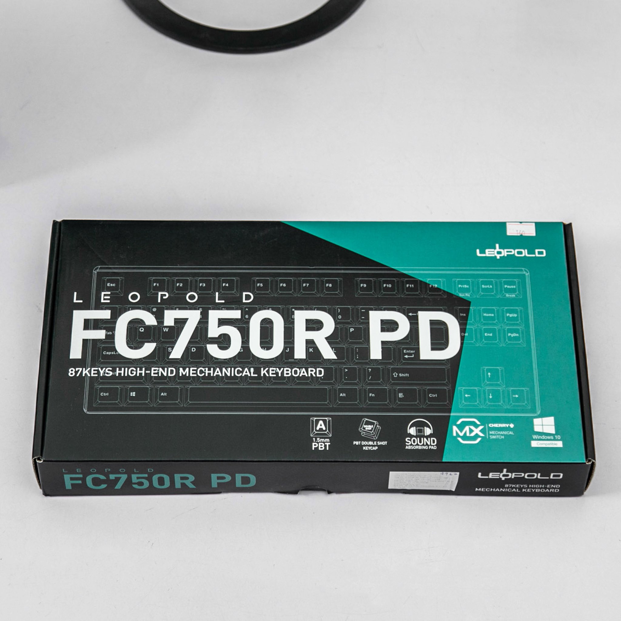 Bàn phím cơ Leopold FC750R PD TKL PBT Doubleshot Red switch Black