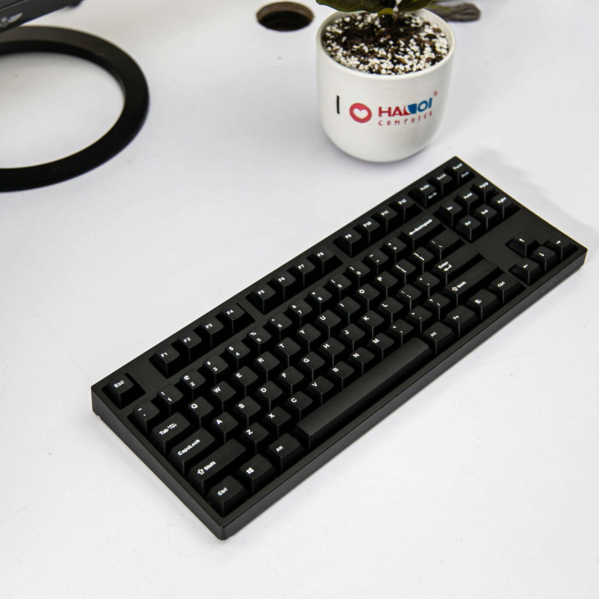 Bàn phím cơ Leopold FC750R PD TKL PBT Doubleshot Red switch Black