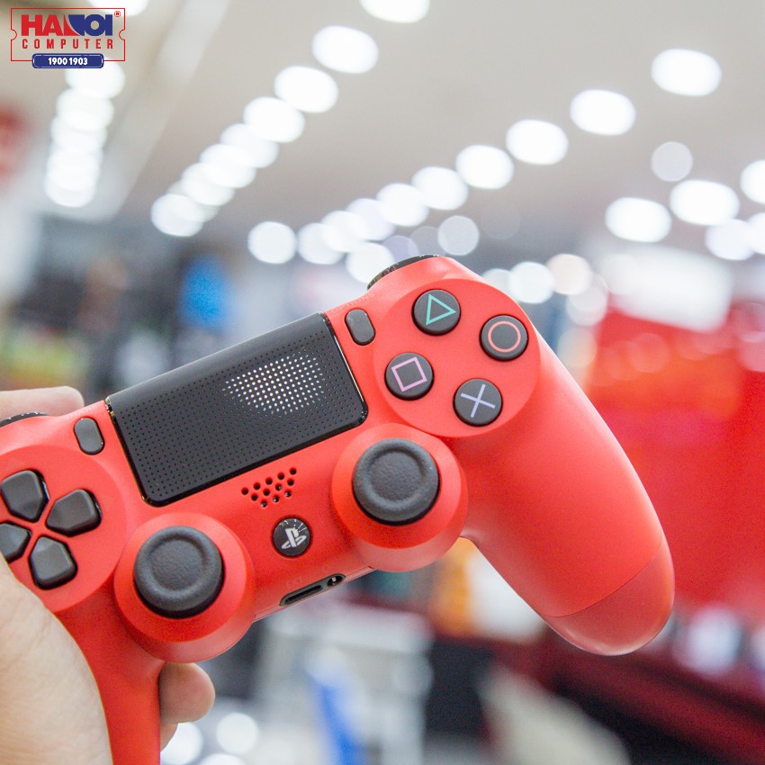 Tay cầm chơi game không dây PS4 Sony DUALSHOCK 4 Controller Đỏ chính hãng CUH-ZCT2G11