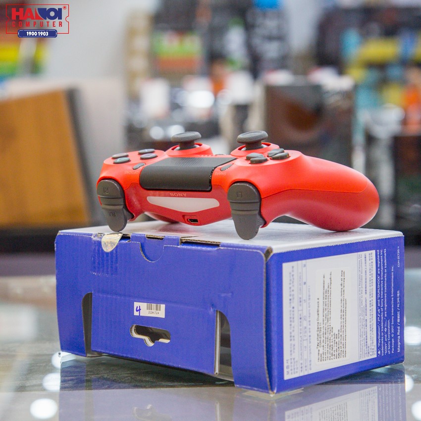 Tay cầm chơi game không dây PS4 Sony DUALSHOCK 4 Controller Đỏ chính hãng CUH-ZCT2G11