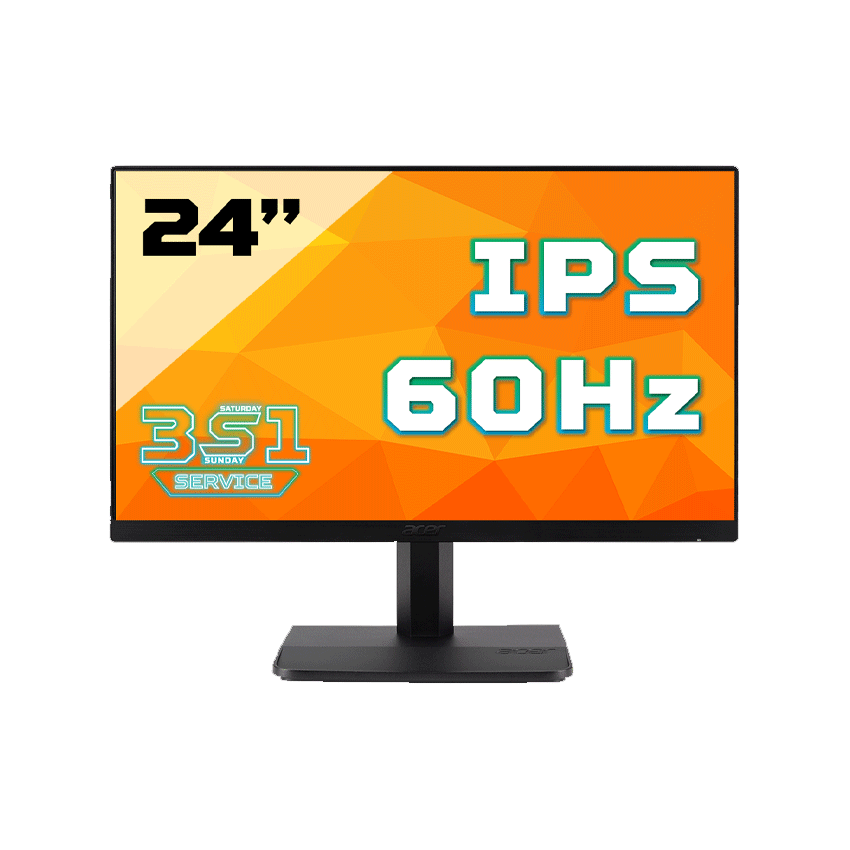 Màn hình Acer ET241Y (23.8inch/FHD/IPS/60Hz/4ms/250nits/HDMI+VGA)