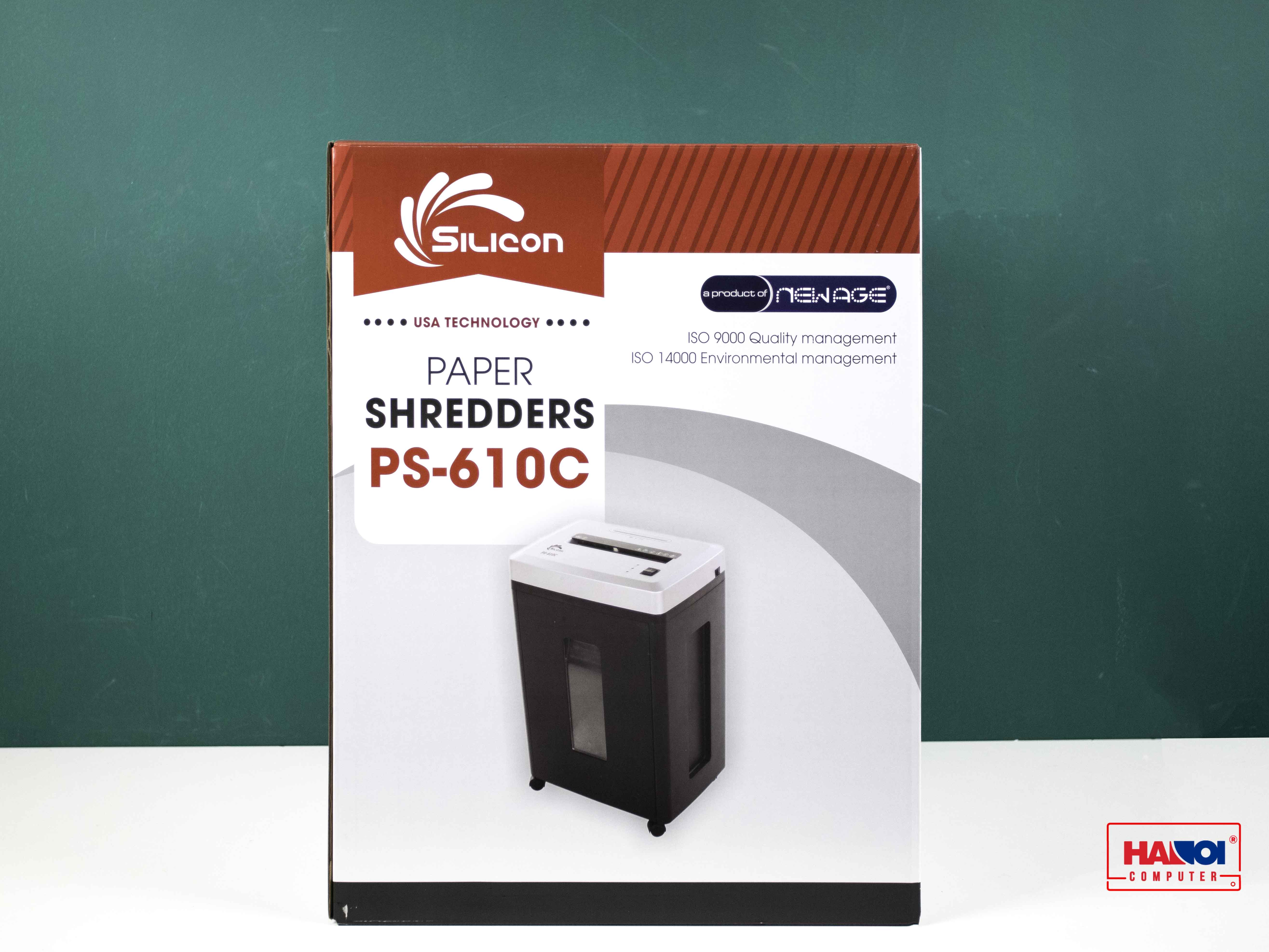 Máy Hủy Giấy Silicon PS 610C