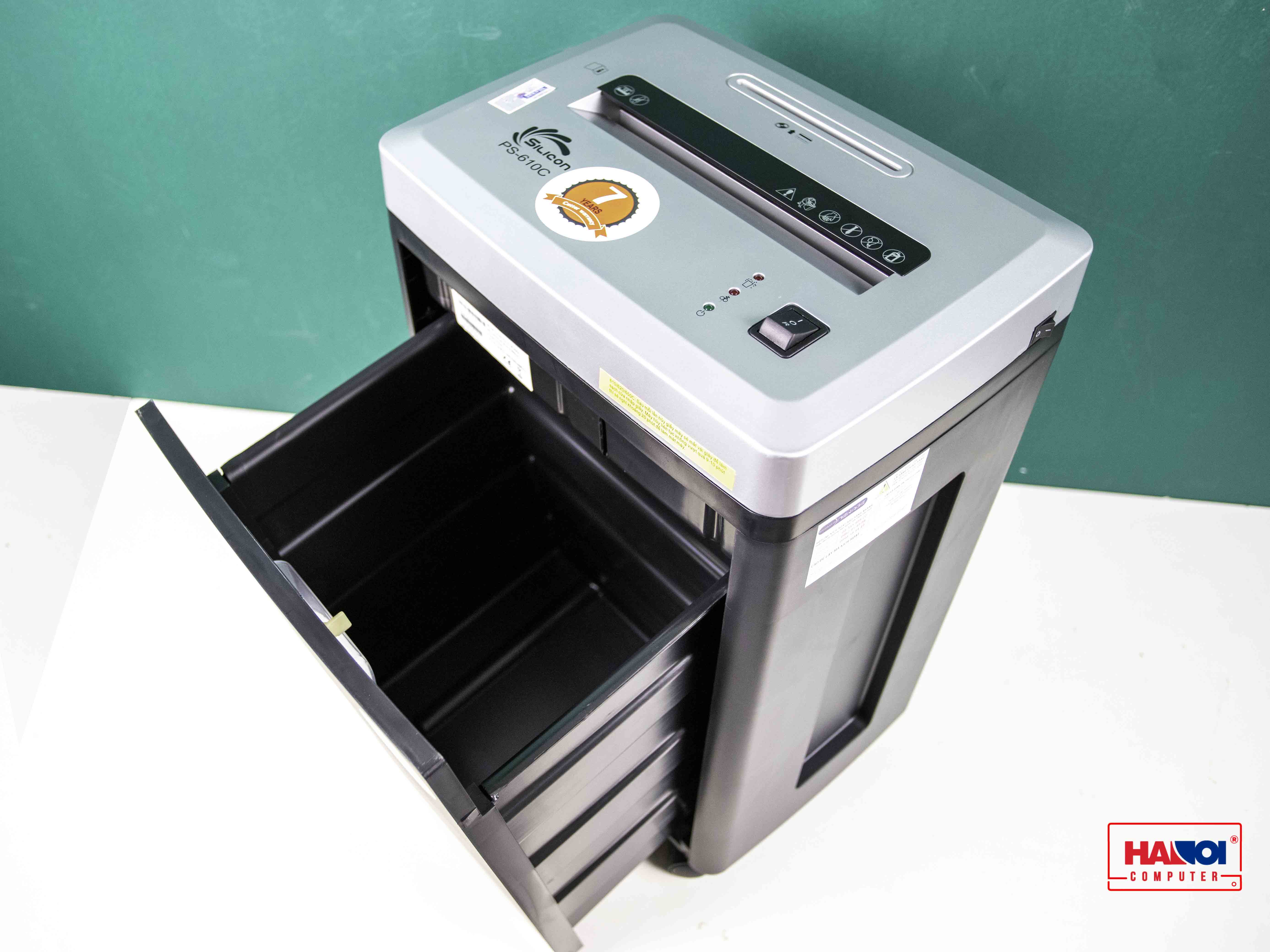 Máy Hủy Giấy Silicon PS 610C
