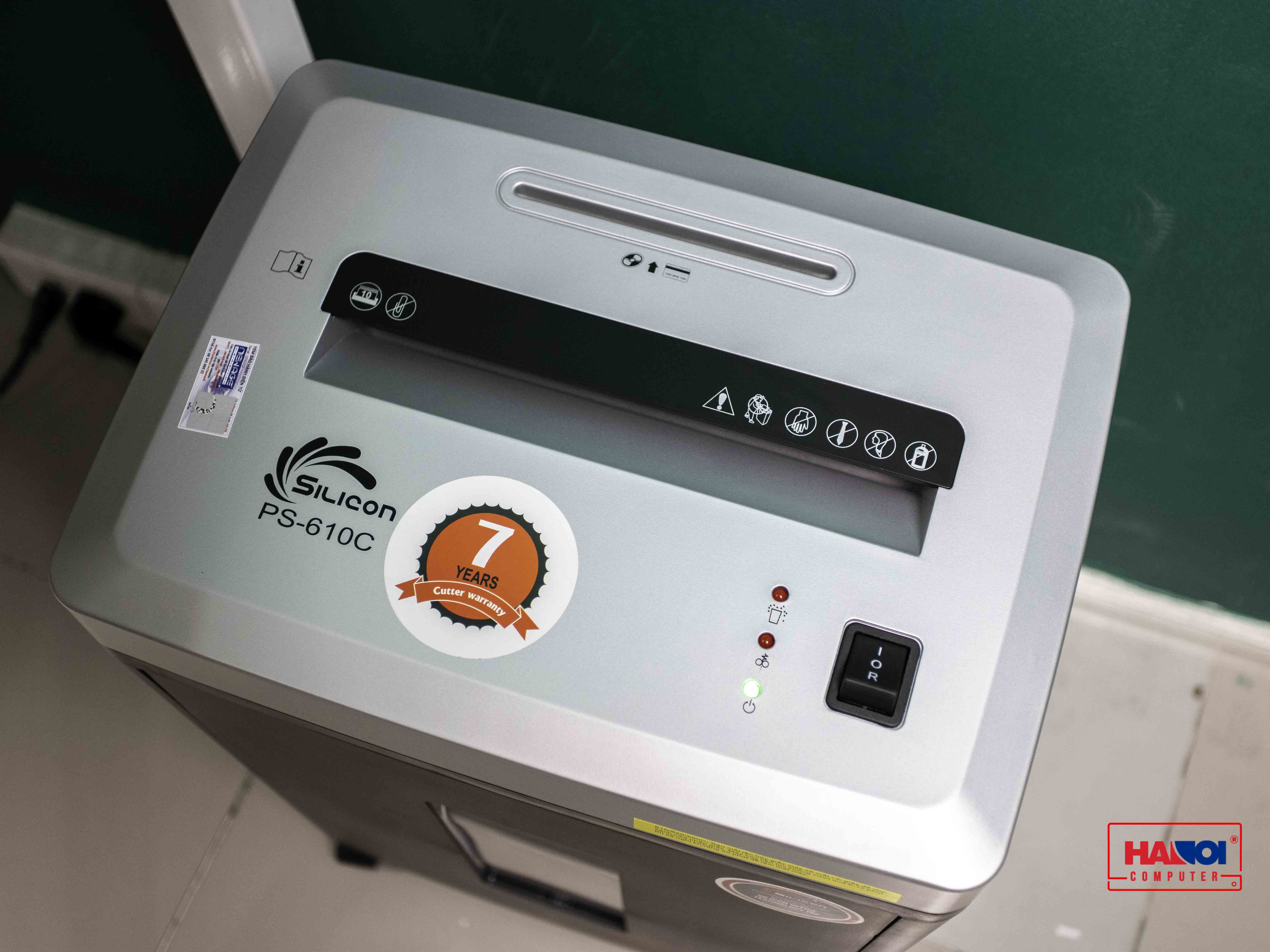 Máy Hủy Giấy Silicon PS 610C