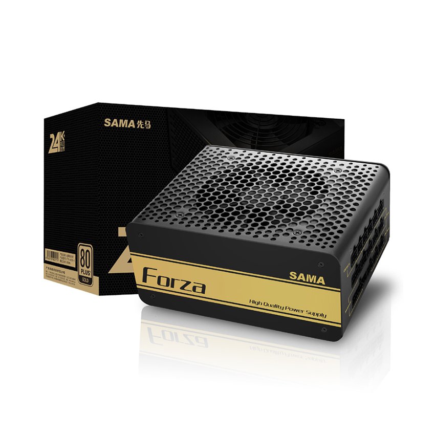 Nguồn SAMA FORZA 750W(80 Plus  Gold/Full Modular/ATX/Màu Đen)