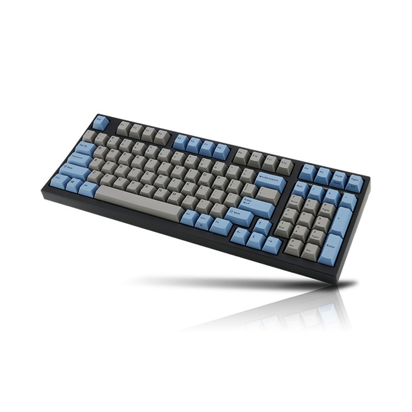 Bàn phím cơ Leopold FC980M PD PBT Doubleshot Blue switch Blue-Grey