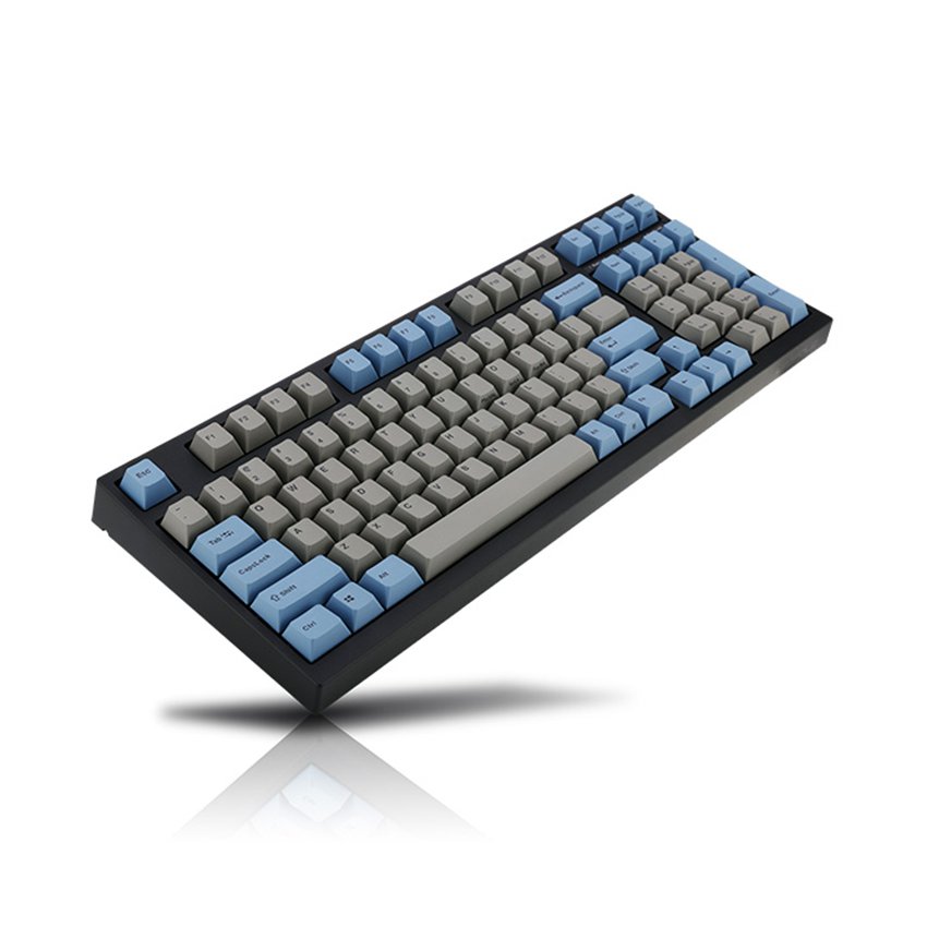 Bàn phím cơ Leopold FC980M PD PBT Doubleshot Clear Switch Blue-Grey