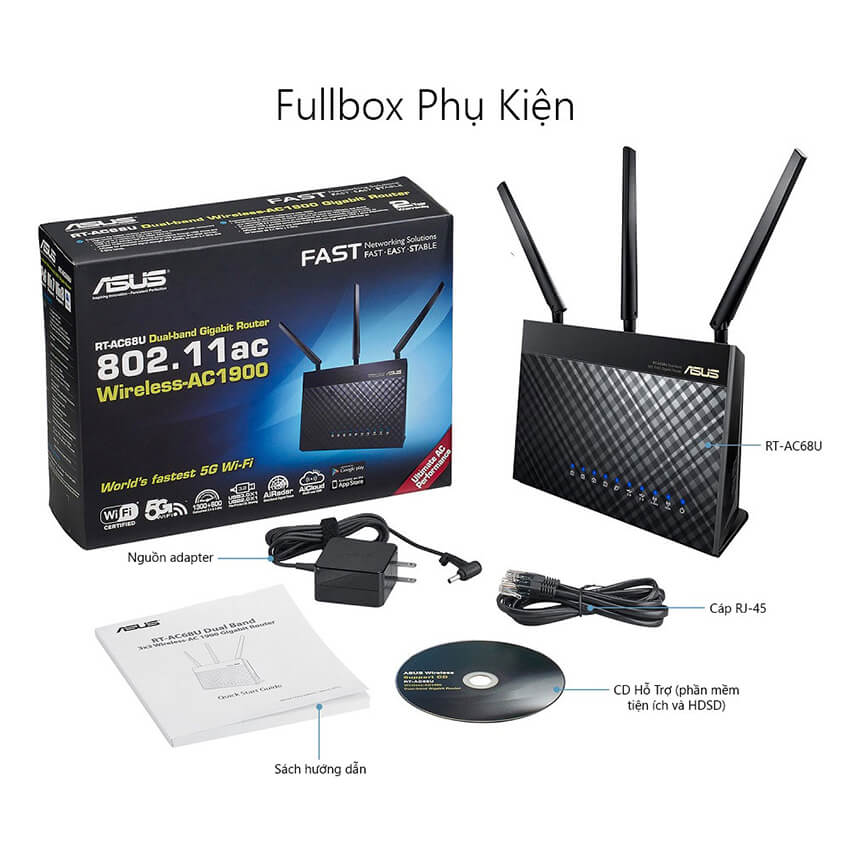 Router wifi ASUS RT-AC68U
