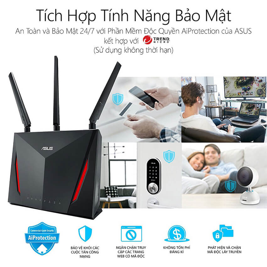 Router wifi ASUS RT-AC86U