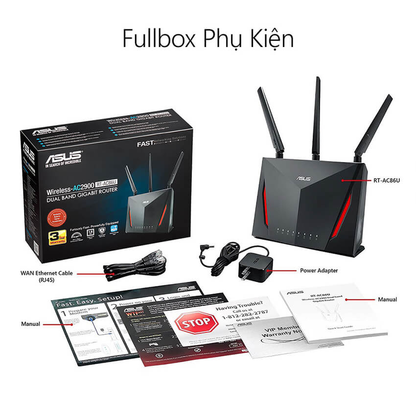 Router wifi ASUS RT-AC86U
