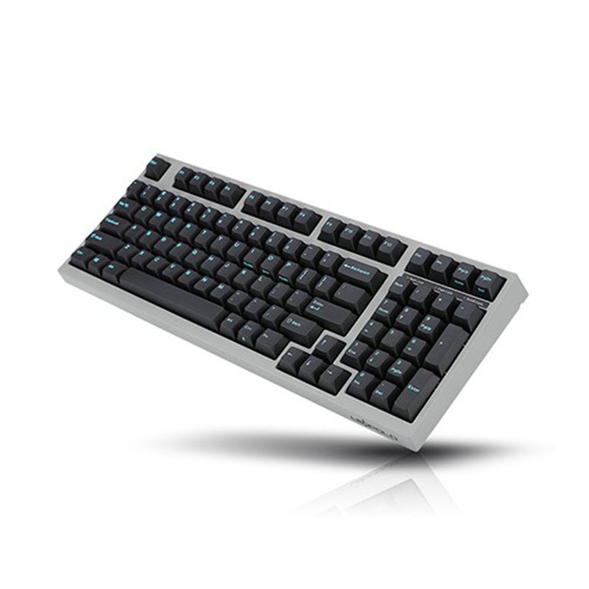 Bàn phím cơ Leopold FC980M PD Grey PBT Doubleshot Brown switch Blue Font
