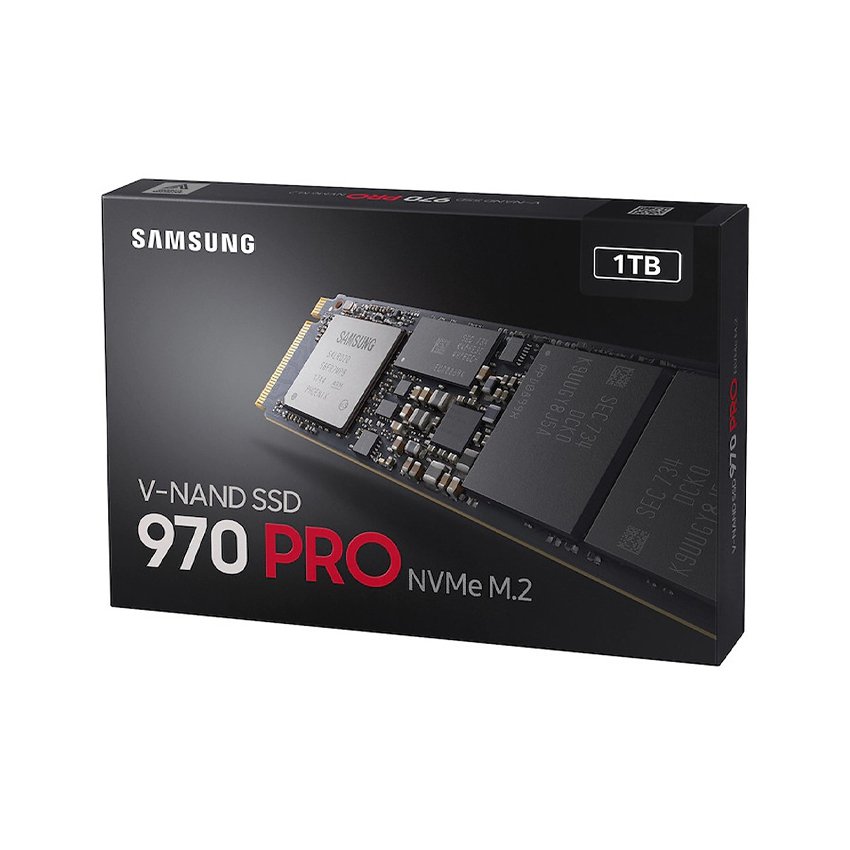 Ổ cứng SSD Samsung 970 PRO 1TB M.2 2280 PCIe NVMe 3x4 (Đọc 3500MB/s - Ghi 2700MB/s)