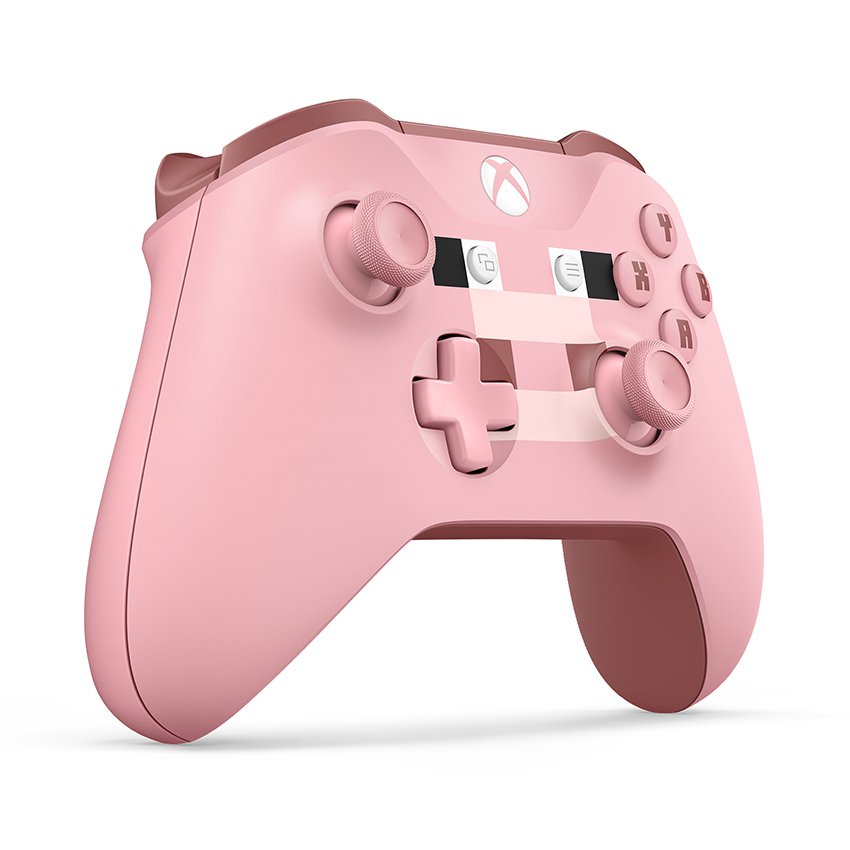 Tay cầm chơi game không dây Xbox One S - MineCraft Pig