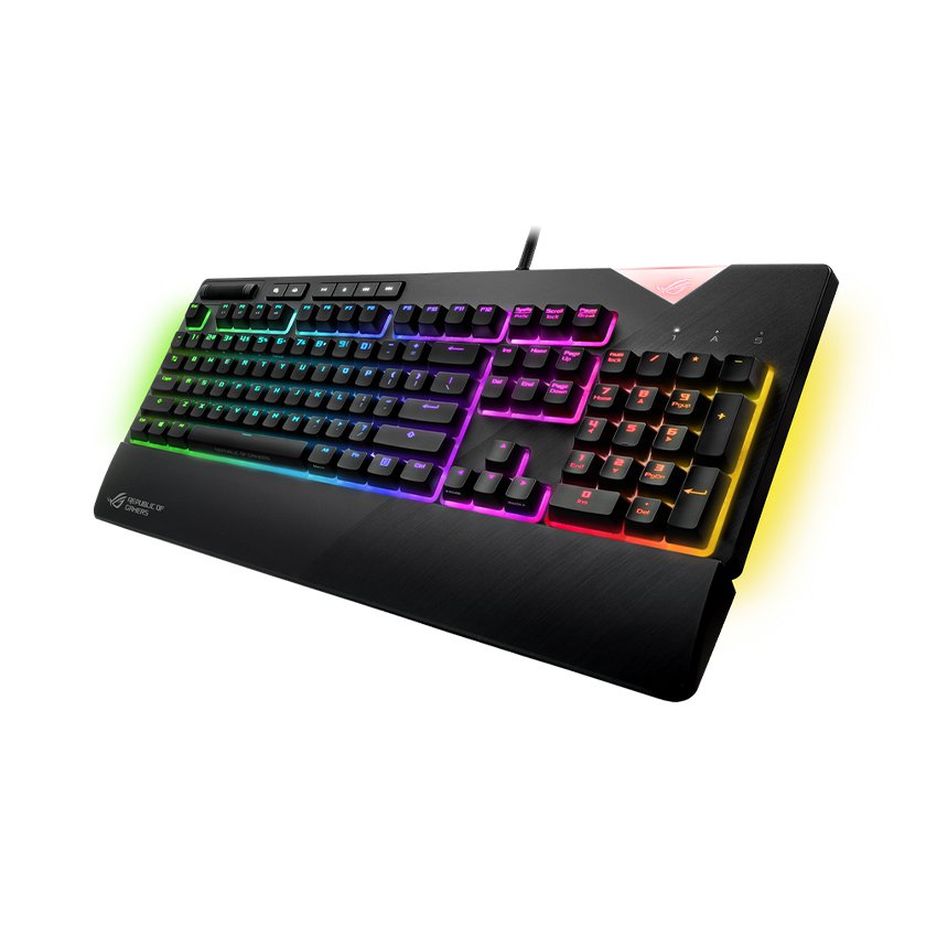 Keyboard ASUS ROG Strix Flare Cherry Blue switch (XA01) (USB/RGB/Đen)