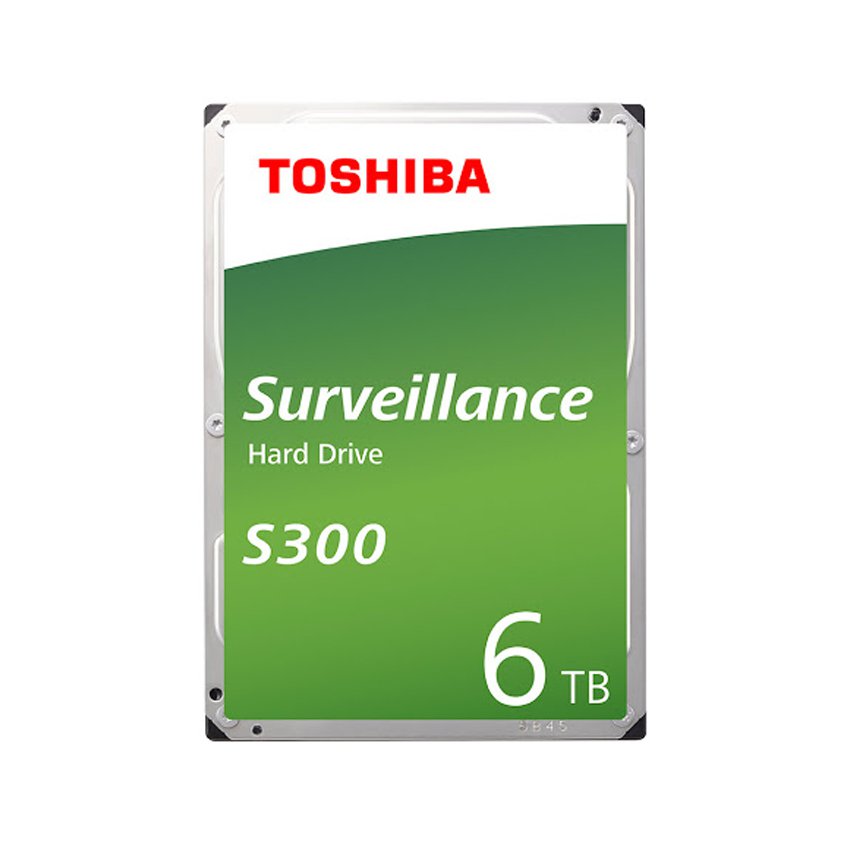 Ổ cứng HDD Toshiba AV S300 6TB 3.5 inch, 7200RPM, SATA3, 256MB Cache (HDWT360UZSVA)