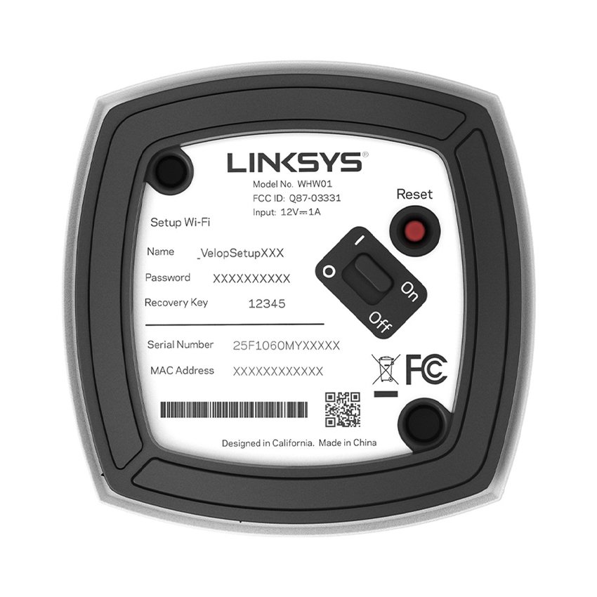Router wifi Linksys Velop Dual-Band, 3-Pack (AC3900) - WHW0103