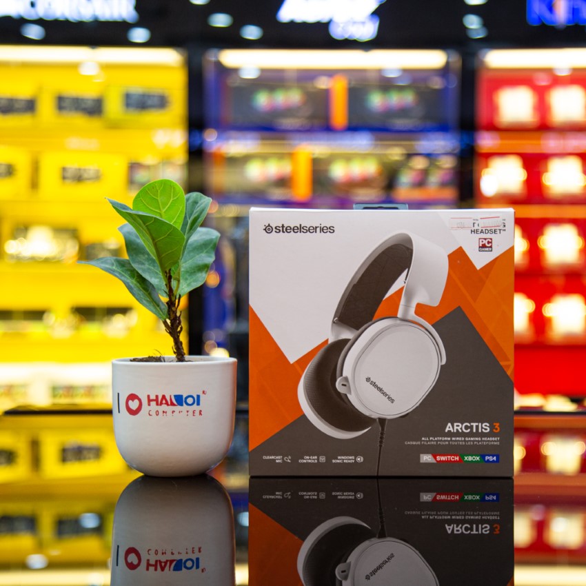 Tai nghe SteelSeries Arctis 3 Edition White 61506