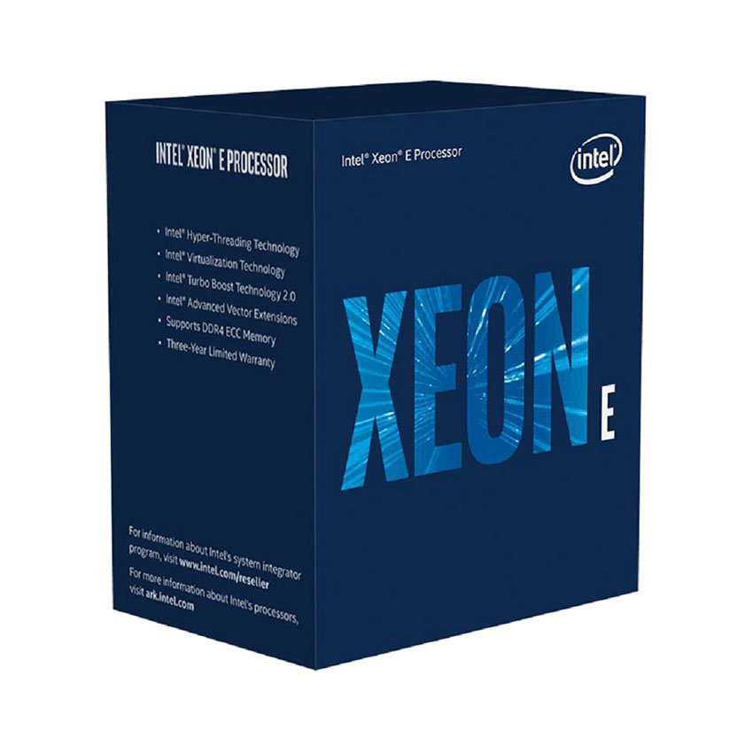 CPU Intel Xeon E-2136 (3.3 GHz turbo up to 4.5GHz, 6 nhân, 12 luồng, 12MB Cache, 80W) (Tray, No Fan) - Socket Intel LGA 1151-v2