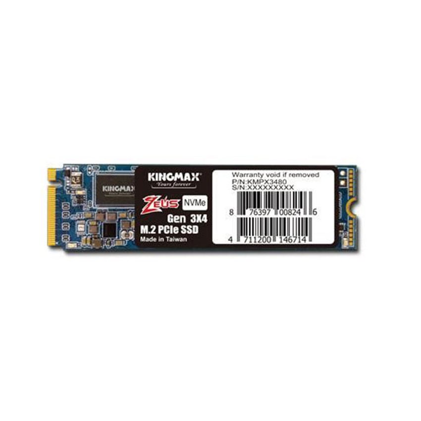 Ổ cứng SSD Kingmax Zeus PX3480 256GB M.2 2280 PCIe NVMe Gen 3x4