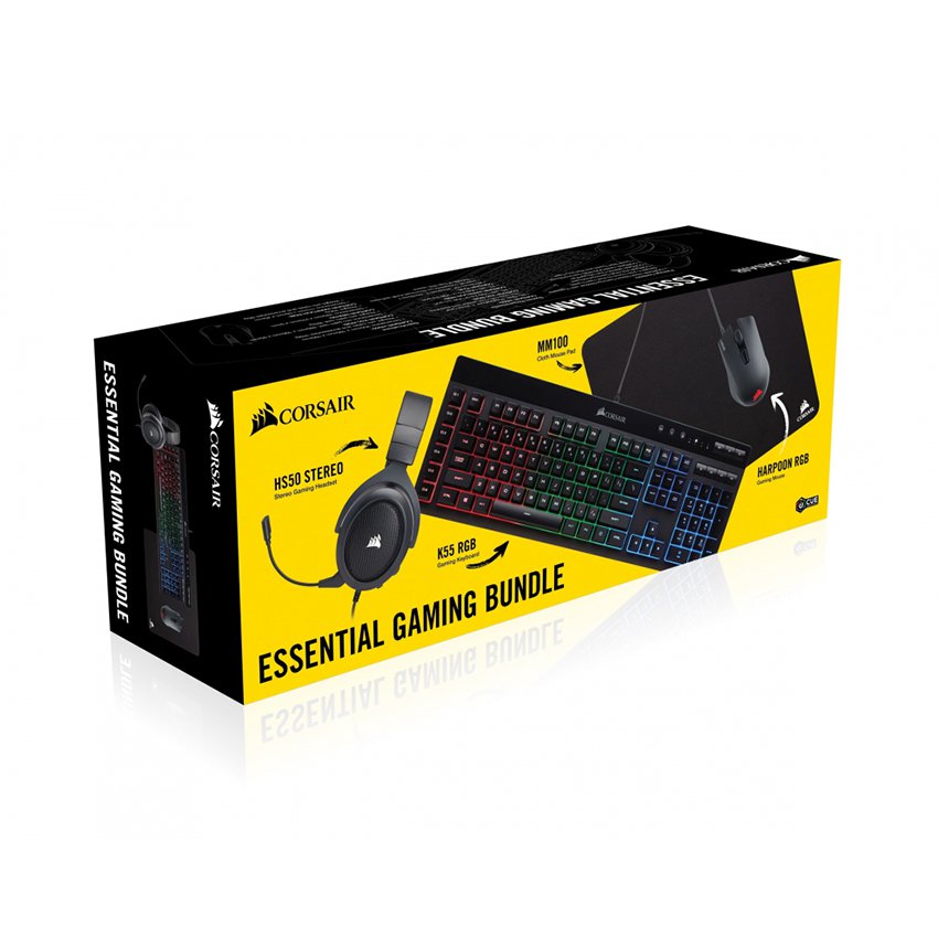 Bộ sản phẩm Corsair Essential Gaming Bundle (CH-9206215-NA)