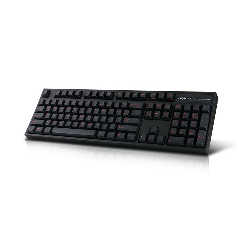 Bàn phím cơ Leopold FC900R PD PBT Doubleshot Blue switch Black-Red