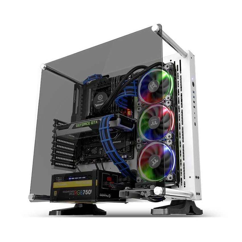 Vỏ Case Thermaltake Core P3 Tempered Glass  (Mid Tower/Màu Trắng) CA-1G4-00M6WN-05