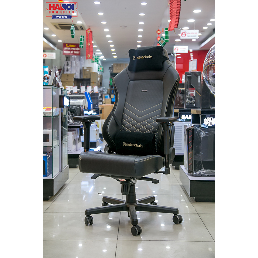 Ghế Gamer Noblechairs HERO Series Black /Gold (Ultimate Chair Germany)