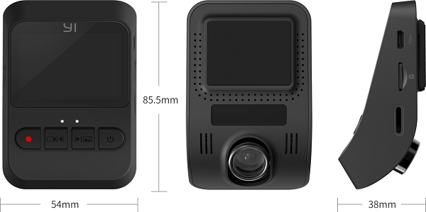 Camera Hành trình Xiaomi YI Mini Dash Camera - Black C1B