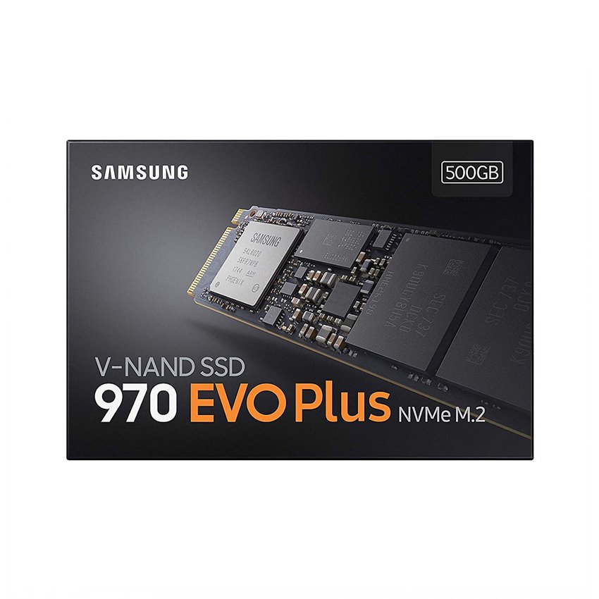 Ổ cứng SSD Samsung 970 EVO Plus 500GB M.2 PCIe NVMe 3x4 (Đọc 3500MB/s - Ghi 2300MB/s) - (MZ-V7S500BW)