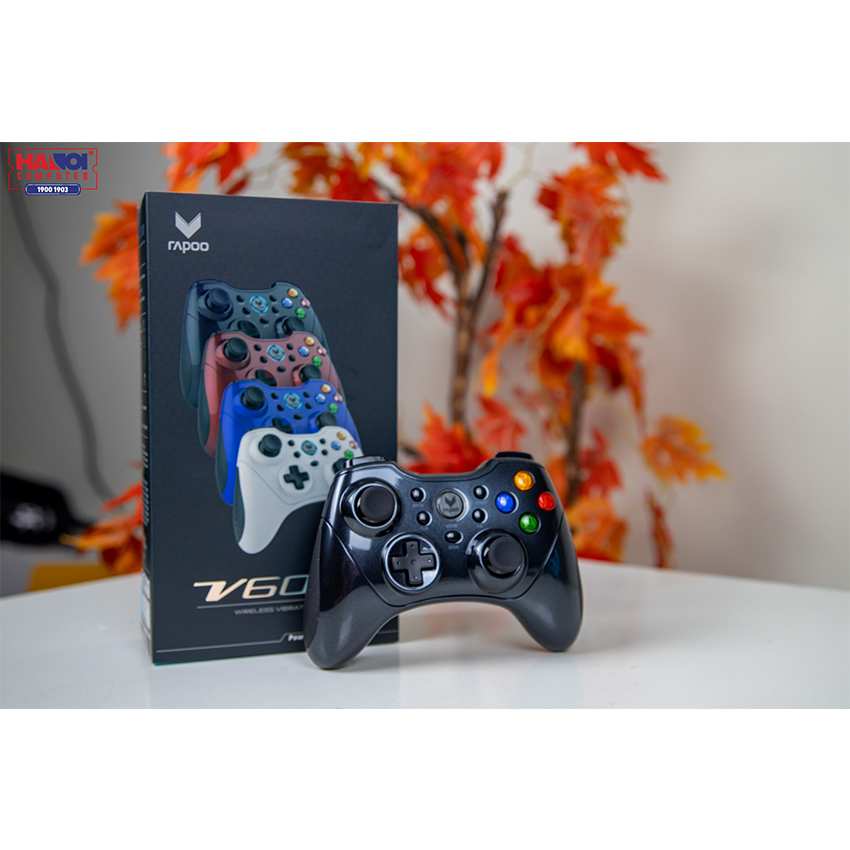 Tay cầm chơi game không dây Rapoo V600S Màu đen 